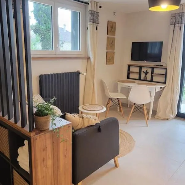 Studio en rez-de-jardin