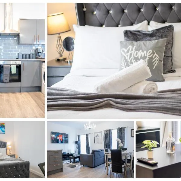 Modern Luxurious 2 Bed Apartment with Balcony
