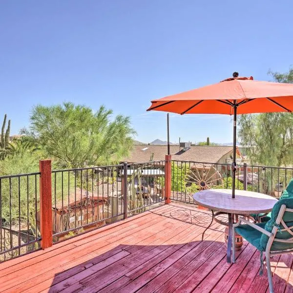 Dreamy Desert Studio with Deck and Pool Access!