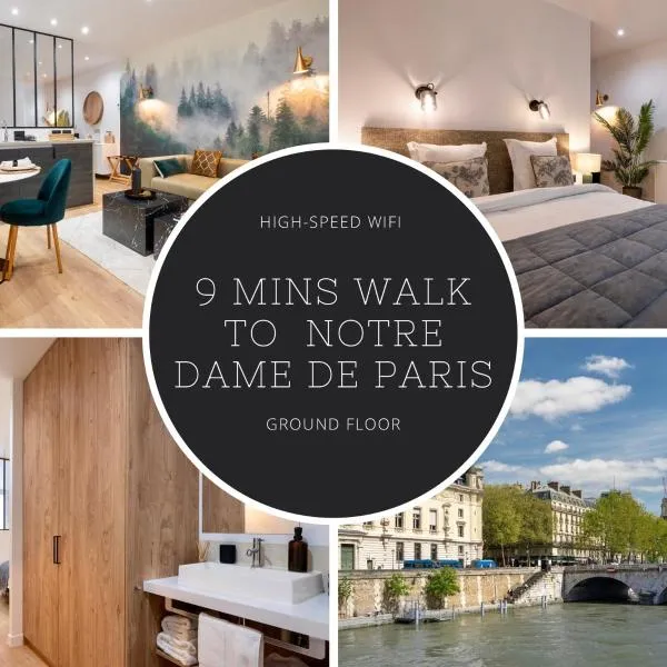 Appartement Cosy à 9 min à Pied de la Cathédrale NOTRE DAME