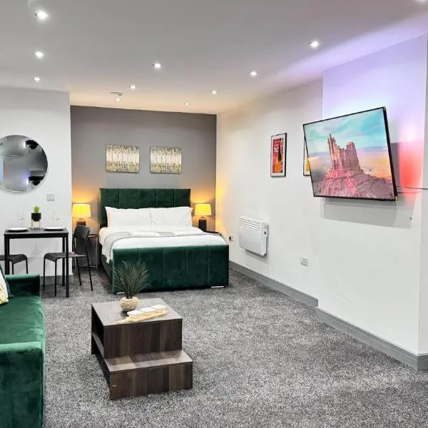 Rooms Near Me - Luxury New Studio, Smart Tv & Easy Access M5 J3