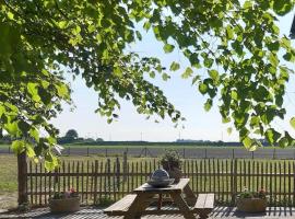 B&B droom in de polder -DE SALON- luxe appartement met prive-sauna