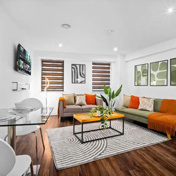 Styled Short Stay Birmingham City One Bed Apartment Sleeps 4 People